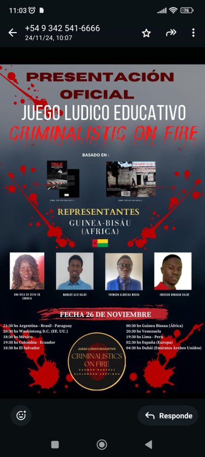 Presentación de Criminalistics on Fire Africa