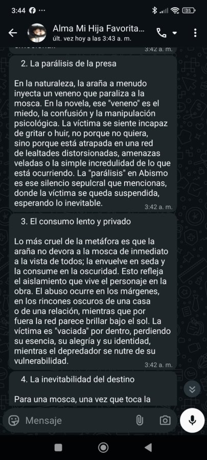 Abismo, un libro que  te atraviesa en el alma