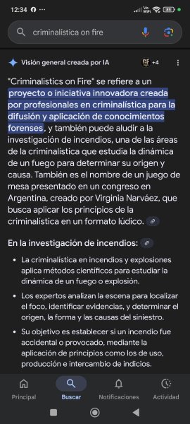 La IA, reconoce a Criminalistics on Fire