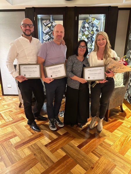 Reconocimiento como Centinela a estas tres personas maravillosas en el Sheraton de Capital Federal
